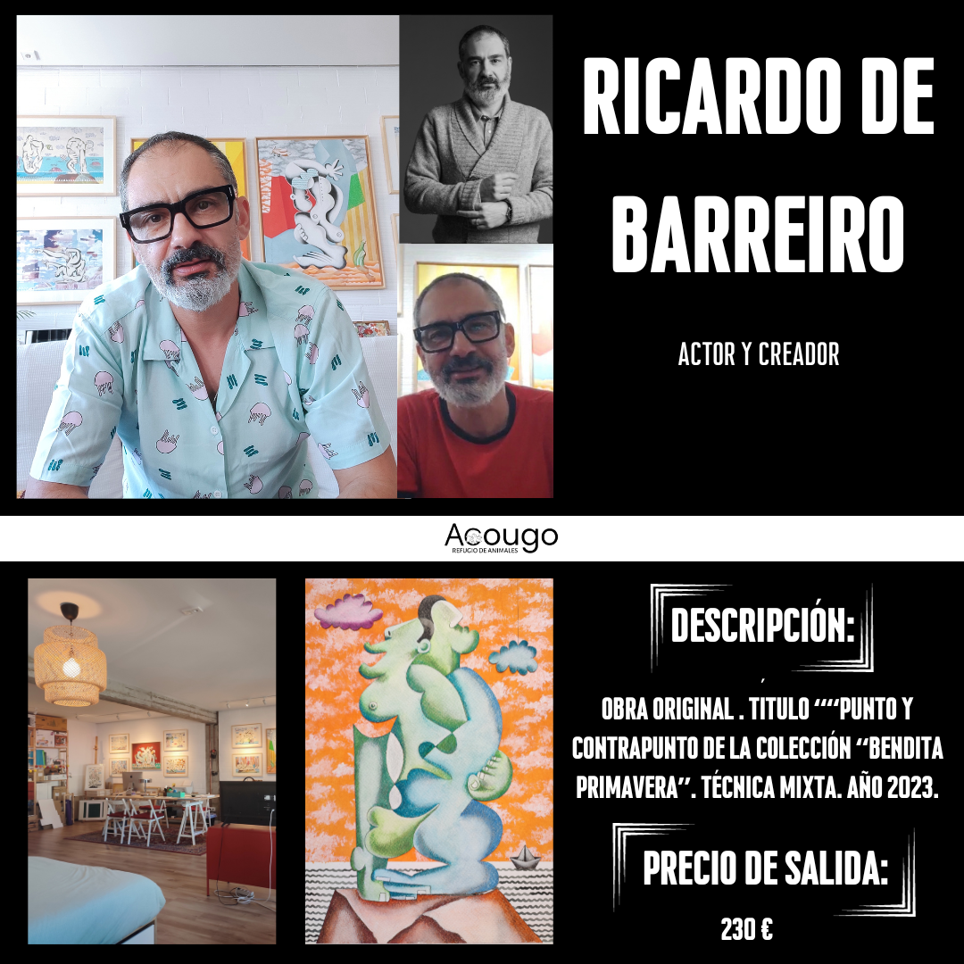 Donación del actor y creador Ricardo de Barreiro (copia) SUBASTA ACOUGO
